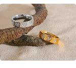 Anel de zircônia cúbica coração