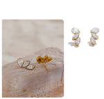 Brinco brilhante zircônia cúbica asa