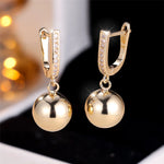 Brincos de argola redondos pequenos fofos de metal para mulheres charme feminino cor dourada joias de casamento presente