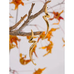 brinco minimalista aço inoxidável metal irregular brincos evitar alergia metal brilhante versátil diário jóias presente