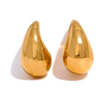 Brincos Elegantes Gota de Água