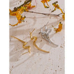 irregular brincos evitar alergia metal brilhante versátil diário jóias presente