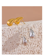 Brincos Elegantes Gota de Água