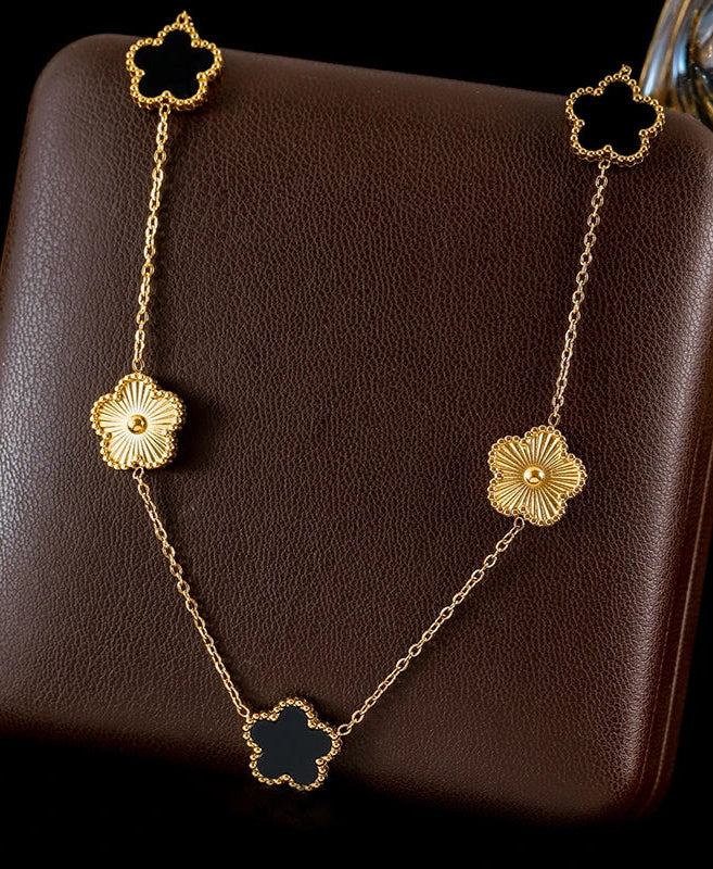 Conjunto de Joias Flor de Ameixa