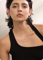 Colar Coração Partido