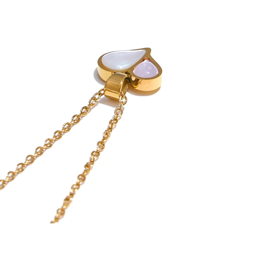 Colar Coração Partido