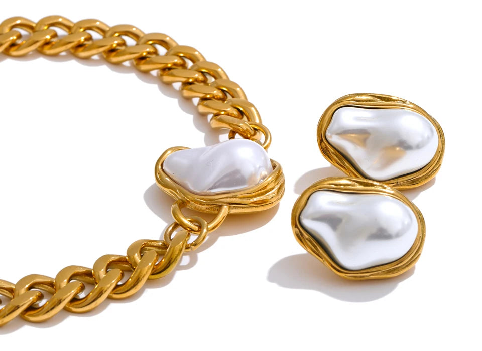 conjunto dourado perolizado