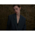 Colar requintado banhado cor de ouro