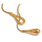 Colar requintado banhado cor de ouro