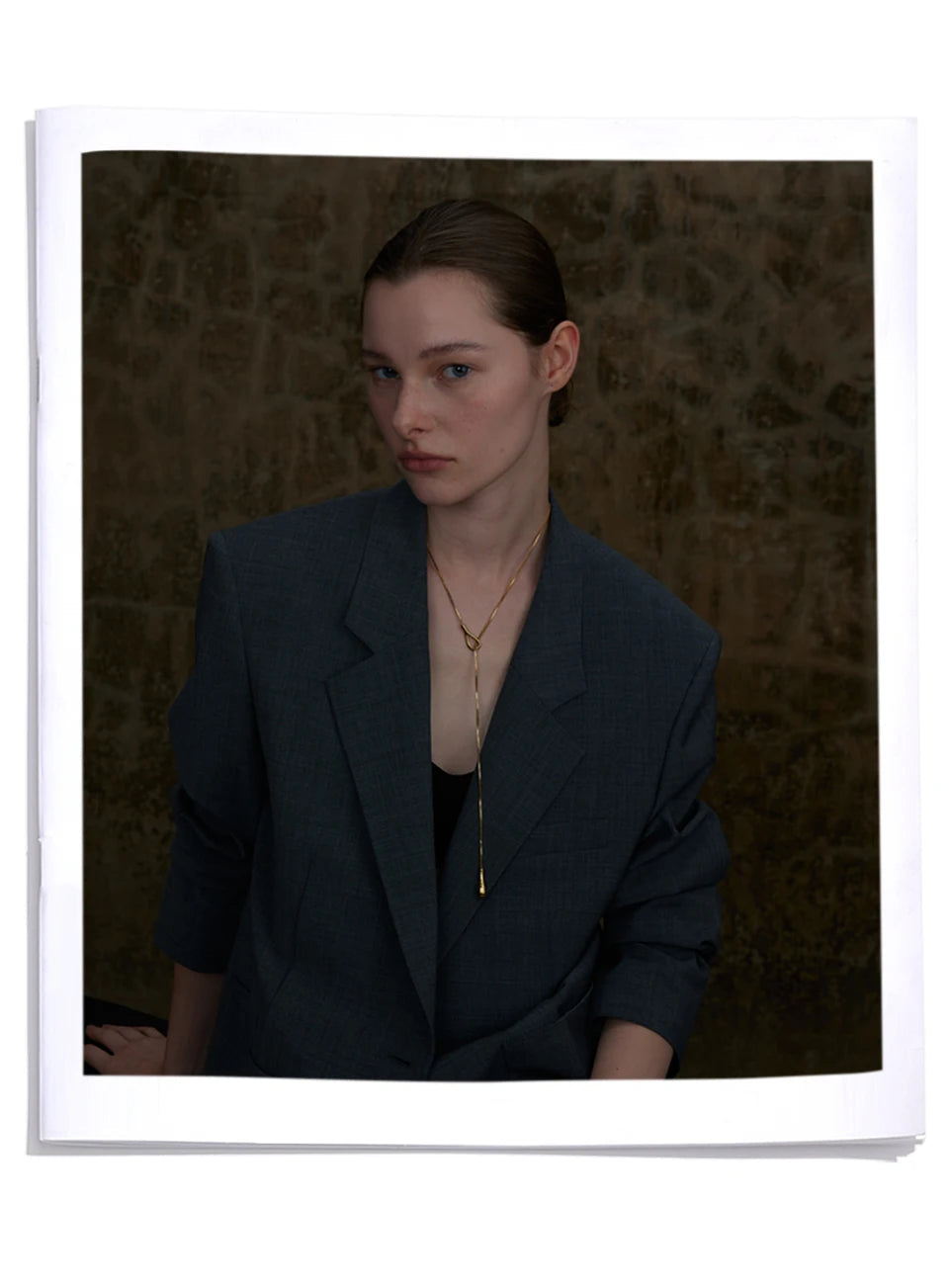 Colar requintado banhado cor de ouro