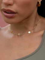 Conjunto Pingente Flor de Ameixaa