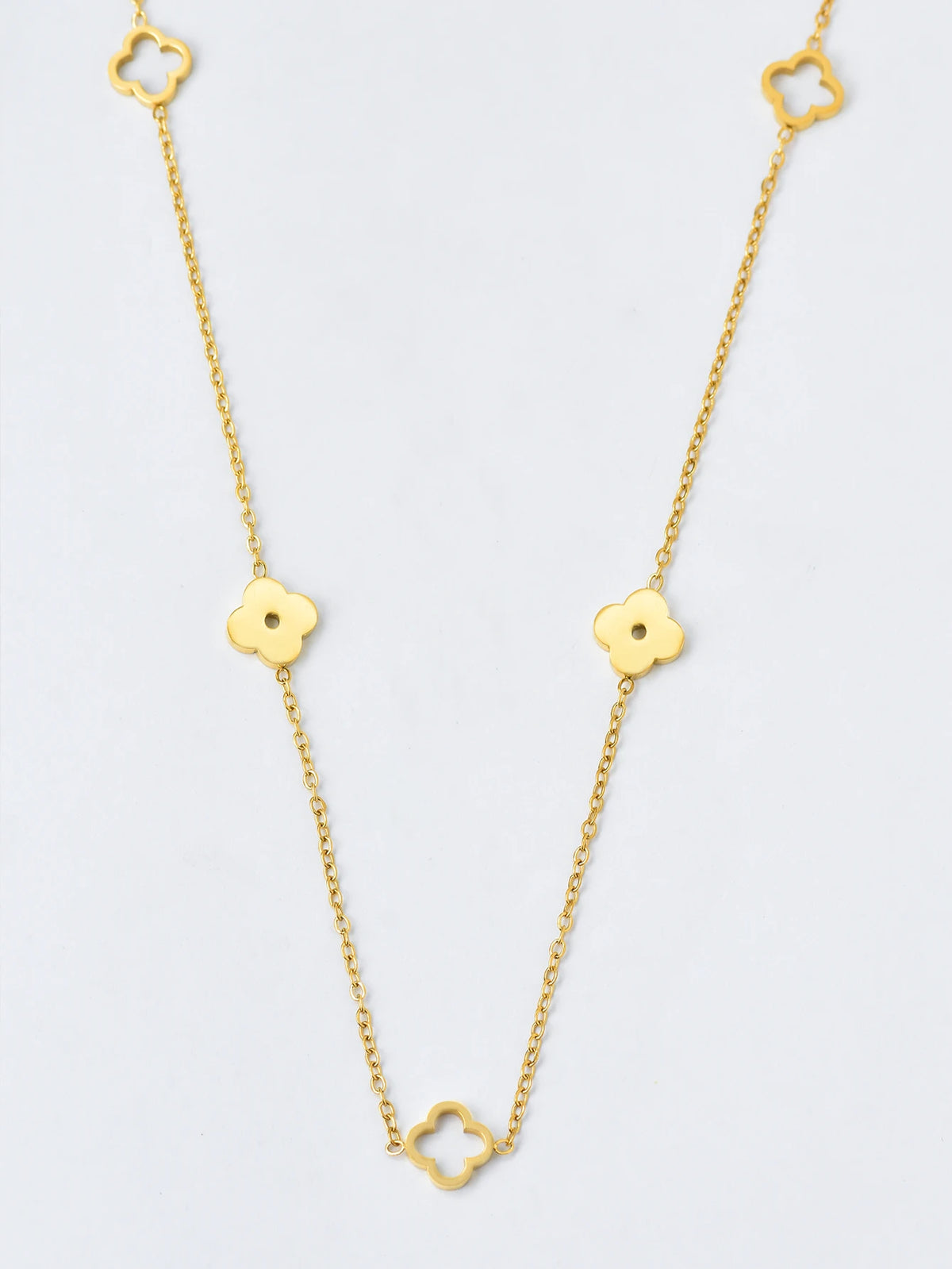 Conjunto Pingente Flor de Ameixaa