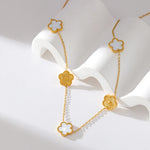 Conjunto de Joias Flor de Ameixa