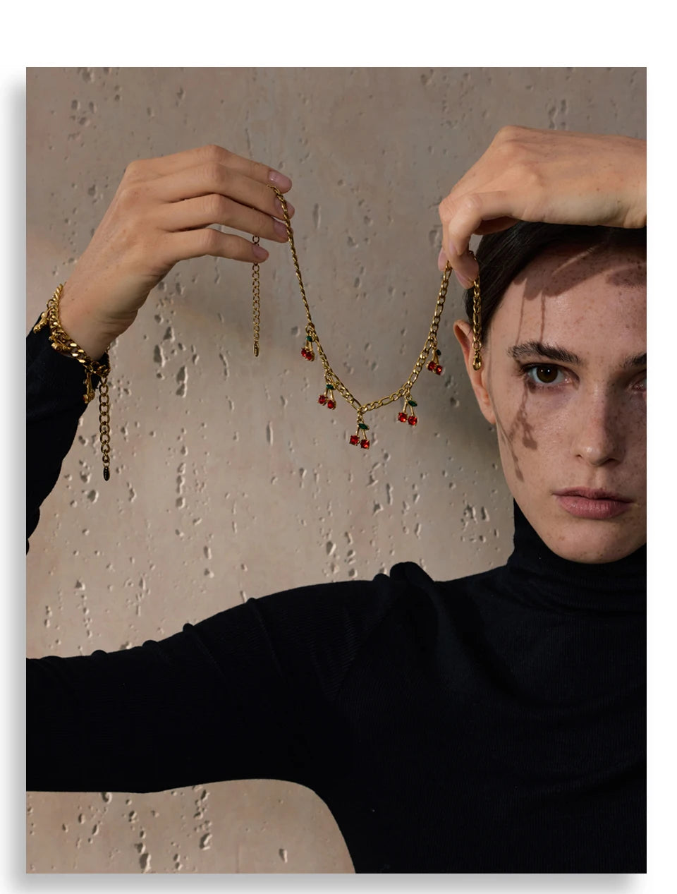 Colar pulseira 18k banhado a ouro jóias delicadas