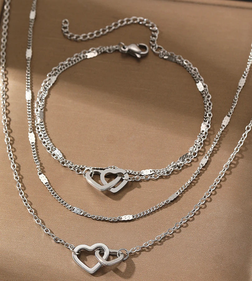 Conjunto Dois Corações