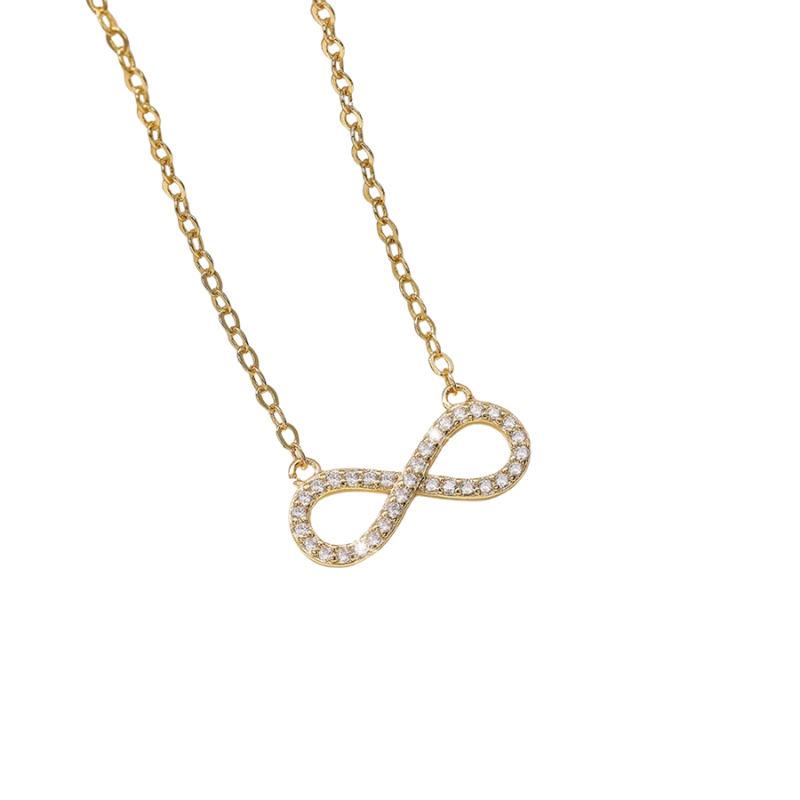 Colar infinito minimalista para presente romântico