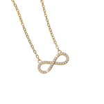 Colar infinito minimalista para presente romântico