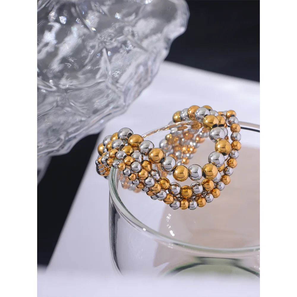 Pulseira ouro e prata