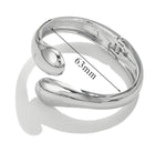 pulseira geométrica larga de metal liso brilhante, pulseira boho, textura de metal, banhado a ouro 18k, joias à prova d'água, decoração de presente