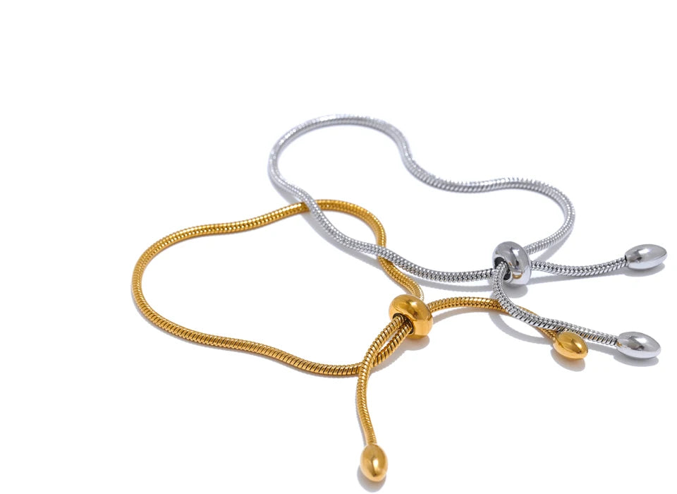 Pulseira ajustável banhada a ouro platina diariamente joias de alta