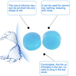 30Pcs Silicone Ear Plugs Reusable Earplugs for Sleeping Swimming Traveling Working Studying Noise Reduction Flexible Ear Plugs