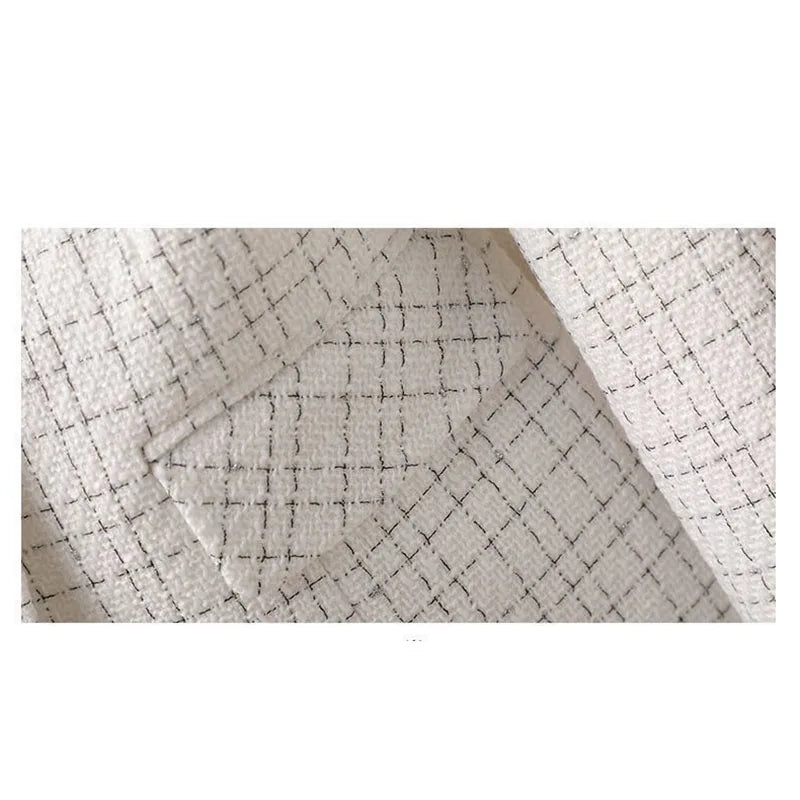 Suit Jacket Women Temperament Socialite Overcoat 2025 Spring Autumn New Outerwear Chic Design Elegant Blazer Coat Female Tops
