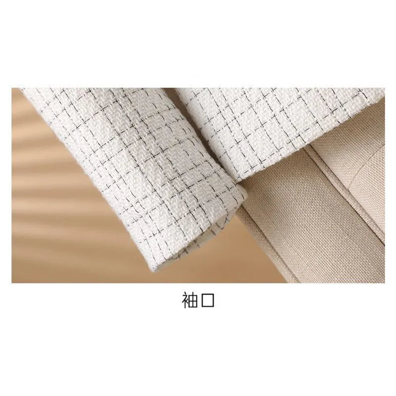 Suit Jacket Women Temperament Socialite Overcoat 2025 Spring Autumn New Outerwear Chic Design Elegant Blazer Coat Female Tops