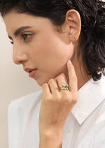 Anel delicado zircônia cúbica coração aço inoxidável cor dourada ajustável moda anel aberto de alta qualidade chique charme joias