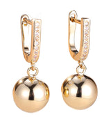 Brincos de argola redondos pequenos fofos de metal para mulheres charme feminino cor dourada joias de casamento presente