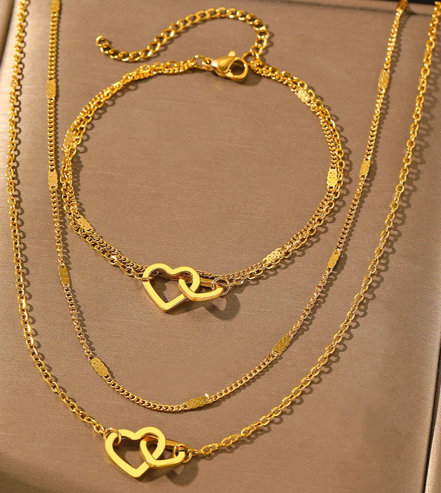 Conjunto Dois Corações