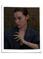 Pulseira ajustável banhada a ouro