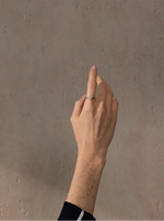 Anel zirconia cúbica flor ajustável 