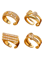 Anéis Versos Dourados