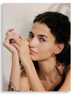 anel estilo oceano concha peixe padrão aberto anel dourado pvd banhado prova de ferrugem joias de verão 