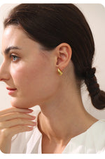 Brincos Elegantes Gota de Água