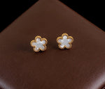 Conjunto de Joias Flor de Ameixa