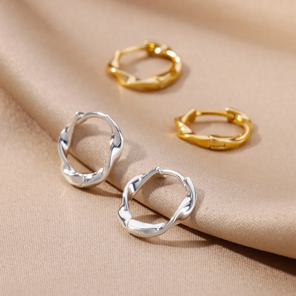 Brincos argola dourado