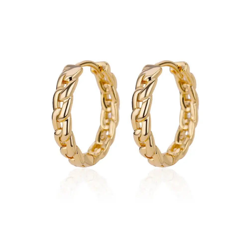 Brincos argola dourado