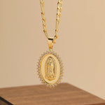 Colar de zircão colorido personalizado, elegante, leve, luxuoso 