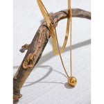 Colar gota de água pingente 