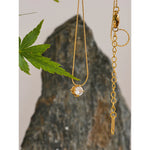 colar brilhante zircônia cúbica