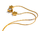 Colar Dourado Estrelas