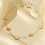 Conjunto de Joias Flor de Ameixa