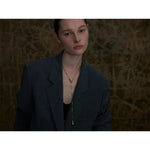 Colar requintado banhado cor de ouro