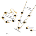 Conjunto Flor de Ameixa Cinco Pétalas