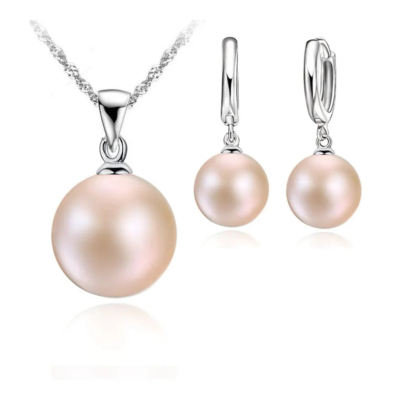 Pérolas de água doce para mulheres, prata esterlina 925, qualidade superior, natural, menina, presente de aniversário