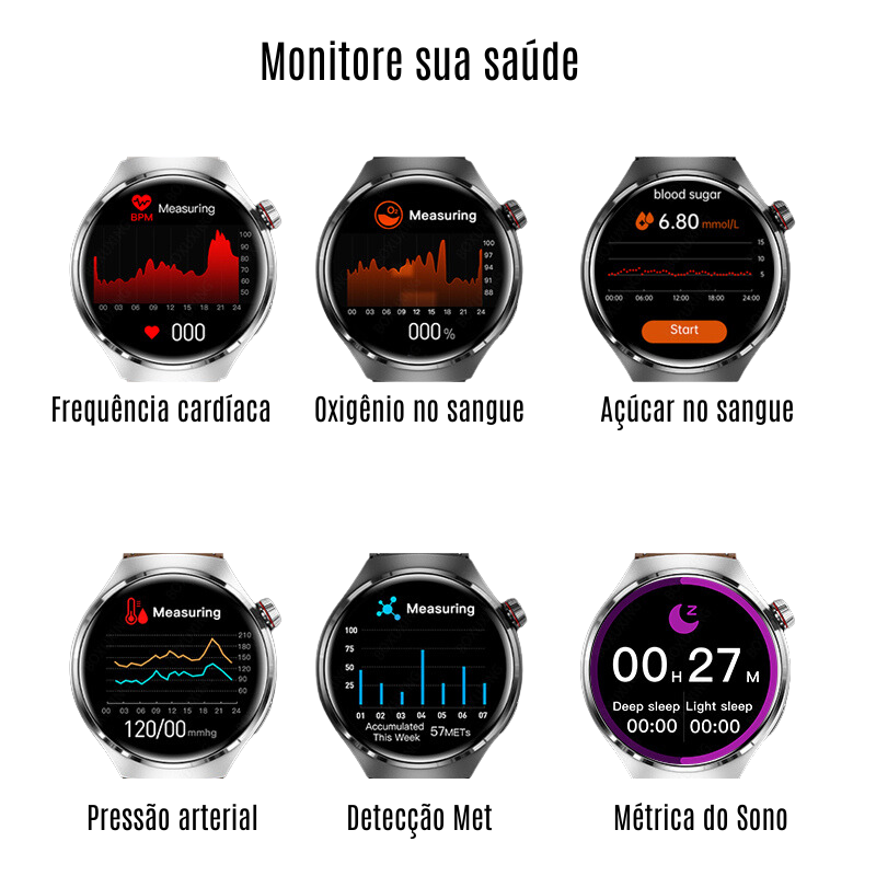 Smartwatch Relógio Inteligente