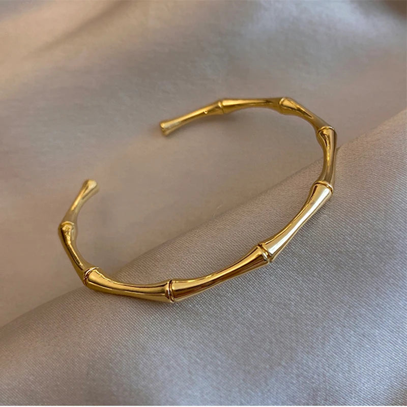 Pulseira Bambu Dourado