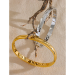 Pulseira minimalista dourada