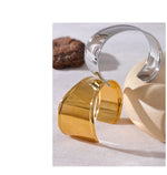 Pulseira larga dourada